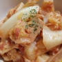 キャベツと高野豆腐のトマト味噌煮込み