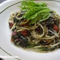ブレンド雑穀を使って・・・『海苔とトマトの雑穀ぺぺロンチーノ』 by 柴田真希さん