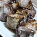 超簡単でめちゃうま！豚の角煮用お肉（スペアリブ？）で塩こしょう焼き☆粒マスタード添え♪ by ゆみぴいさん