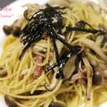 三種のきのこたっぷり和風パスタ by sora@cafeさん