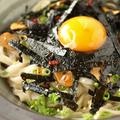 味の素｢感動！釜玉めん」佐賀海苔ごまペペロン釜玉うどん by 筋肉料理人さん