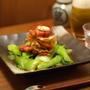 ホタテと青梗菜のベーコンバター炒め
