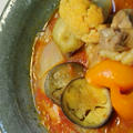 ぶつ切り鶏肉☆とゴロゴロ揚げ野菜のトマト煮 by SHINさん