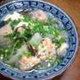 卵アレルギっ子もOK　ふわふわ鶏だんごとたっぷり野菜鍋