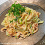 桜えびと白ネギのクリームソーススパゲッティ・レシピ