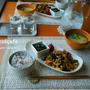 ☆和cafe☆豚と蓮根の辛子炒め定食