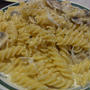 マッシュルームのダブルチーズパスタ