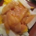 マスタードソースでビストロ風に〜柿と大根のサラダ by まゆニャンさん