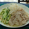 お昼に簡単！豚しゃぶと野菜の冷やしうどん。 by とりちゃんマミィさん