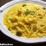 南瓜ペーストアレンジ①『かぼちゃクリームパスタ』