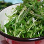 水菜のサラダ〜りんごドレッシング〜