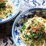 春菊と大葉の柚子胡椒パスタ