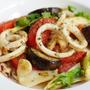 イカと夏野菜のイタリア風炒め物