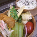 今日の曲げわっぱ弁当 by chococoさん