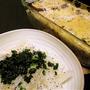 さつまいもとごはんの豆乳グラタン×梨と大根のサラダ