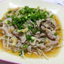 豚バラ肉ともやしのレンジ蒸し　レシピ