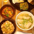 煮汁再利用☆煮豚ご飯＆水餃子 by NANA BOMBERさん