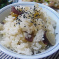 さつま芋ご飯＆ほっけとほうれん草としめじのカボス醤油和え＆イカとちくわのたらこネギ炒め＆玉ねぎ味噌汁 by いーたんのママゴトさん