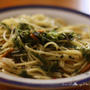 B級なﾓﾉが食べたくなる(泣）お茶漬けパスタ