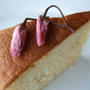 桜のスフレチーズケーキ