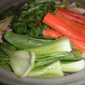 生鮭とカニかまの中華鶏ガラスープ鍋