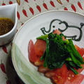 ほうれん草とトマトのつきだしっぽいサラダ by Amaneさん