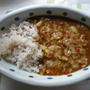 キャベツとベーコンのカレー