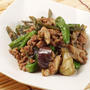野菜と茎わかめの肉みそ炒め