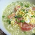 インスタントラーメンで手間なし☆トマトと卵の塩ラーメン by mayさん