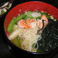 今日の晩御飯：貧乏メニュー（にゅうめん） by miltuchanさん