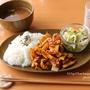 筍と豚肉のXO醤炒めランチ