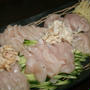 宮崎産　鶏刺&焼鶏