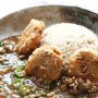 納豆パコラのカレー