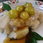 タラのハス蒸しとほうれん草の磯辺ナムル