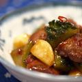 鶏肝とゴーヤーのストロング煮 by 筋肉料理人さん