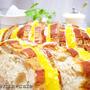 オレンジとクリームチーズのサンドイッチ