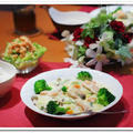 秋鮭と白菜のクリームシチュー
