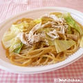 お弁当に合うパスタメニュー②『キャベツと蒸し鶏の和風パスタ』 by 柴田真希さん