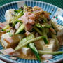 豆腐の三色サラダ