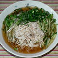 蒸し鶏の梅風味ぶっかけそうめん by 仁平さん