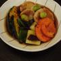 フライパンで簡単　焼き野菜の鼈甲餡