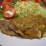 疲労回復・豚肉のあんかけ生姜焼き!!