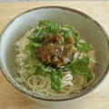 味噌ベースの中華ソースでぶっかけ中華冷麦・。そうめん・うどん