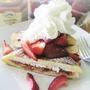 フレッシュストロベリーチーズケーキフレンチトースト