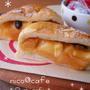 キャラメルりんごカスタードパンでカフェ風　朝ごはん☆