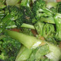 レンジで簡単～青梗菜とブロッコリーの中華風温菜 by Cookieさん