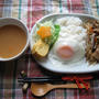 豚の角煮ご飯　ランチプレート