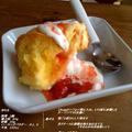 バター不使用　シフォンケーキ　苺のホットソース添え by ぽちゃ母さん
