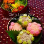 女子高生のお弁当（紫陽花）