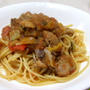 チキン煮込みスパゲティ